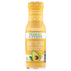 Front of Primal Kitchen Honey Mustard Vinaigrette With Avocado Oil
