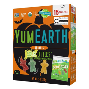 YumEarth Organic Sour Littles Halloween, 15 Snack Packs