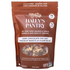 Granola au chocolat noir et sel de mer de la cuisine de Haley, 227g