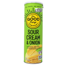 La société Good Crisp Sour Cream & Onion Chips, 160g