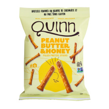 Bâtonnets de Pretzel Farcis au Beurre d'Arachide et au Miel Sans Gluten Quinn, 170 g