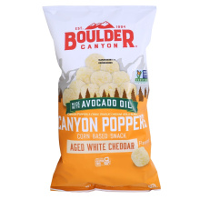 Poppers de Boulder Canyon à l'huile d'avocat et cheddar blanc vieilli, 148,8 g