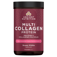 Ancienne Nutrition Protéine de Collagène Multi Beauté Intérieure Guava Passionfruit, 232g.