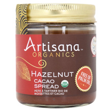 Beurre de noisette et cacao biologique Artisana, 227g