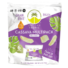 Artisan Tropic Bandes de Cassave à la mer Sel Multipack, 6 Paquets