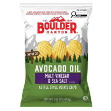 Croustilles de style Kettle de Boulder Canyon avec huile d'avocat, vinaigre de malt et sel de mer, 149g