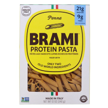 Penne de pâtes aux haricots de lupin à haute teneur en protéines Brami, 227g