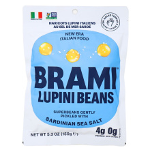 Brami Grignotages Italiens de Fèves Lupini au Sel de Mer Sardaigne, 150g