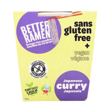 Meilleur Ramen Végétalien Ramen sans Gluten Tasse de Curry Japonais, 65g