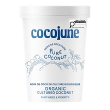 Cocojune Yogurt Biologique à la Noix de Coco Cultivée, Pure Noix de Coco, 454g