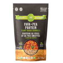 EcoIdées Fèves biologiques + Protéines de pois en flocons à base de plantes, 108g