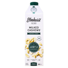 Lait de noix de cajou non sucré Elmhurst, 946ml