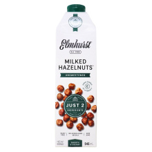 Lait d'Hazelnel non sucré Elmhurst, 946ml