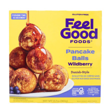 Boules de crêpes sans gluten Feel Good Foods saveur de baies sauvages, 360g