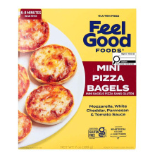 Petits bagels à pizza sans gluten Feel Good Foods, 196g