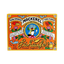 Fishwife Tinned Fish Slow-Smoked Mackerel In Olive Oil With Chili Flakes, 105g