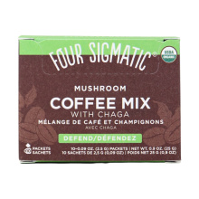 Mélange de café biologique aux champignons Defend de Four Sigmatic avec Chaga, 10 sachets