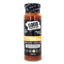 Bonne nourriture pour une bonne sauce BBQ paléo sucrée et épicée de 250mL.