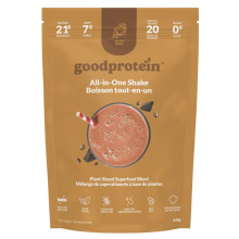 Bon Shake Tout-en-un à base de Protéines Végétales et de Super Aliments Mocha, 440g