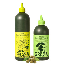 Huile d'olive extra vierge Graza «Faire grésiller» et «Faire couler» en duo