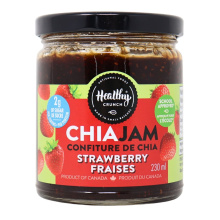 Gelée de chia paleo aux fraises saines et croustillantes, 230ml