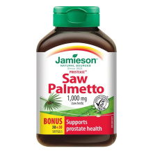 Jamieson Protéase™ Saw Palmetto, 30 + 30 Gélules Molles