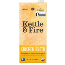Bouillon de cuisson de poulet biologique Kettle & Fire, 907g