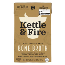 Kettle & Fire Beef Bone Broth Miso Ginger, 479mL