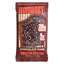Légendaires Aliments Délicieux Pâtisserie au Chocolat, Saveur Gâteau, 61g