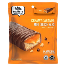 Petits Secrets Mini Barres de Biscuits au Caramel Crémeux, 110g