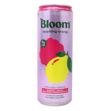 Bloom Sparkling Energy Drink Raspberry Lemon, 355mL