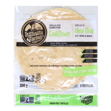 La Tortilla Factory 8 po Tortillas au chou-fleur, 5 tortillas