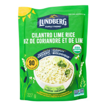 Lundberg Riz Régénératif Biologique Cilantro Lime en 90 Secondes au Micro-Ondes, 227g