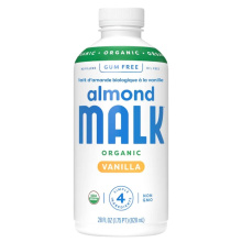 MALK Lait d'amande biologique à la vanille, 828mL