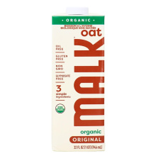 Lait d'avoine biologique MALK, 946mL