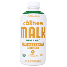 MALK Organic Cashew Milk Unsweetened, 828 ml