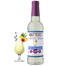 Cocktail de style barman de Matteo Pina Colada mince, 750mL