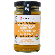 Pâte de citronnelle et curcuma organique végétalienne Mekhala, 100g