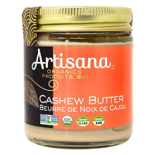 Beurre de cajou biologique cru végétalien Artisana, 227g