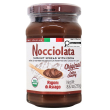 Nocciolata Pâte à Tartiner Biologique aux Noisettes avec Cacao et Lait, 250g