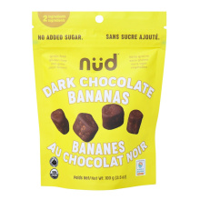 Bananes biologiques enrobées de chocolat noir Nud, 100g