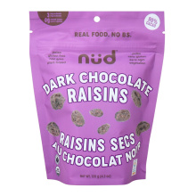 Nud Raisins biologiques enrobés de chocolat noir, 120g