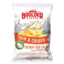 Croustilles Boulder Canyon à l'huile d'avocat à la crème sure de cheddar, 170,1g