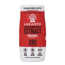 Extrait liquide original de monk fruit Lakanto, 52mL