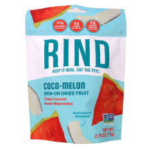 Collation Superfruit RIND à la peau de coco-melon, mélange avec peau, 77g