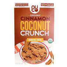 Céréales biologiques sans grains Nuco à la cannelle et à la noix de coco croustillante, 300g