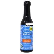 Nutiva Aminos de noix de coco biologiques à faible teneur en sodium, alternative sans soja à la sauce soja, 237ml