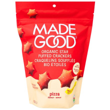 MadeGood Croustilles Étoiles Pizza Sans Gluten et Biologiques, 121g