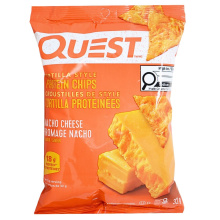 Chips tortilla protéinées Quest saveur fromage nacho, 32g