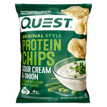 Chips tortillas Quest Protéines Crème Sure et Oignon, 32g